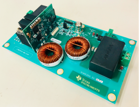評估板LMG3410EVM-018和LMG34XX-BB-EVM連接圖