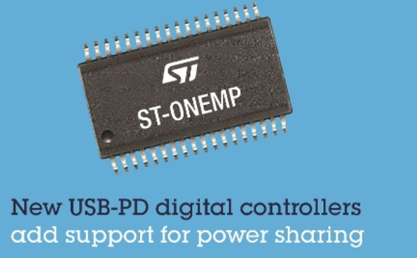 意法半導(dǎo)體ST-ONEMP數(shù)字控制器簡(jiǎn)化高能效雙端口USB-PD適配器設(shè)計(jì)